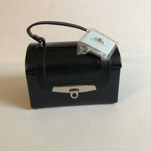 rowallan black leather bag